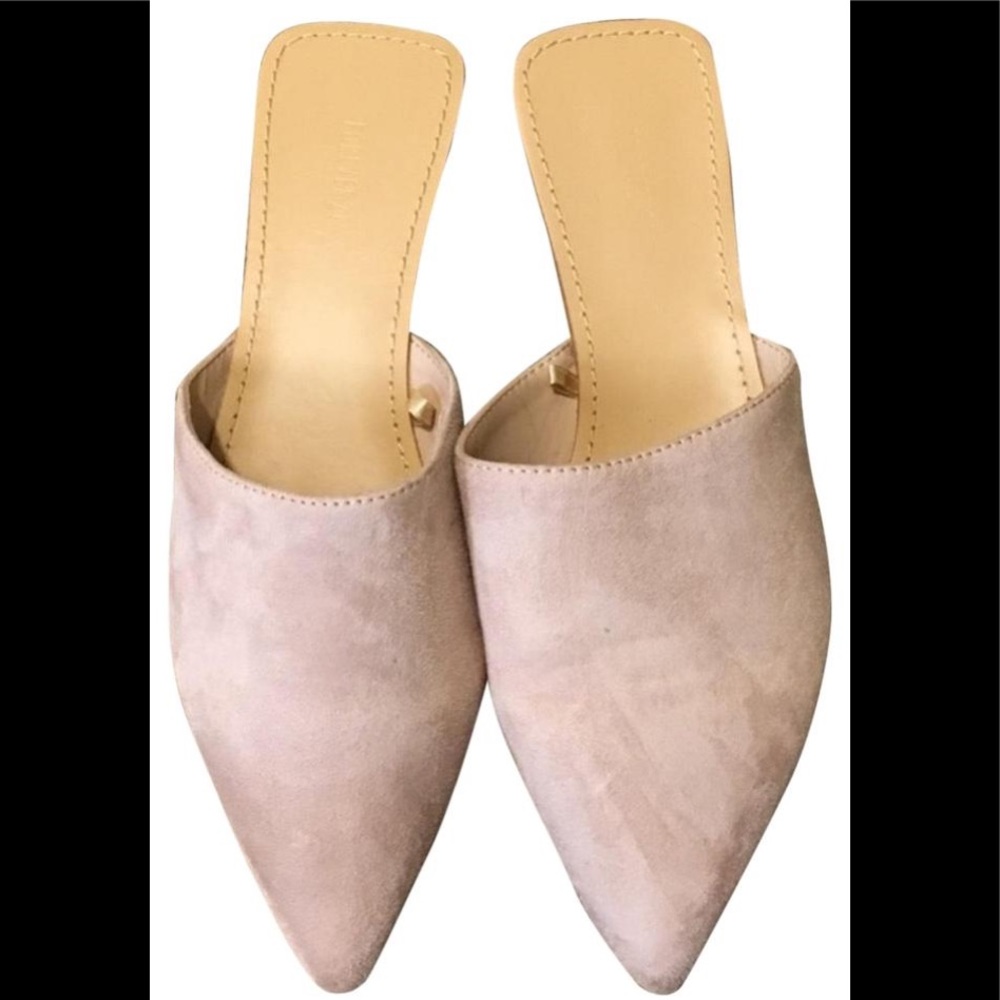 Pointed Toe Flat Mules